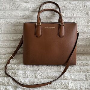 Michael Kors Tan Satchel Purse Bag